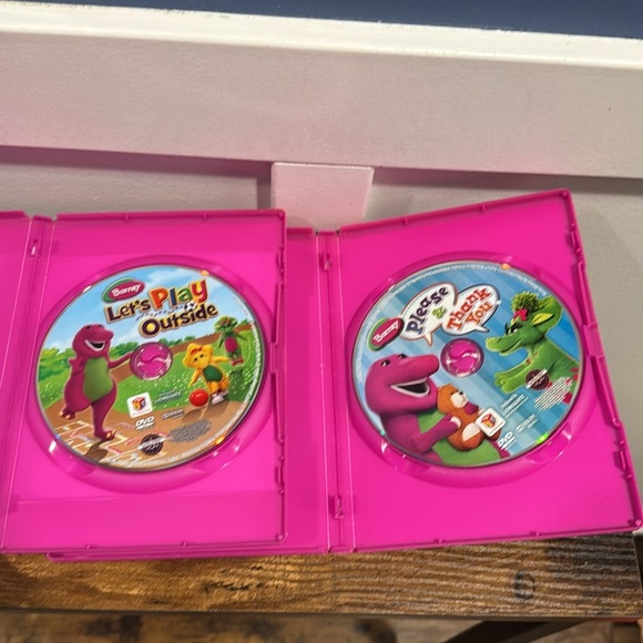 Barney DVD Lot Bundle of 2 “ let’s play outside” & “Please and thank you” - Picture 4 of 5